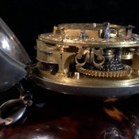 Джобен часовник Daniel Quare от 1667г., снимка 4 - Джобни - 30267611