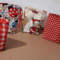 Текстилни памучни торбички за подаръци, снимка 6 - Други - 31003657