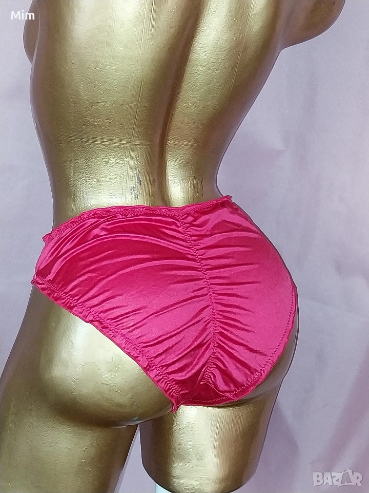  Резервирани XL Сатенена бикина в червено и бяло , снимка 1