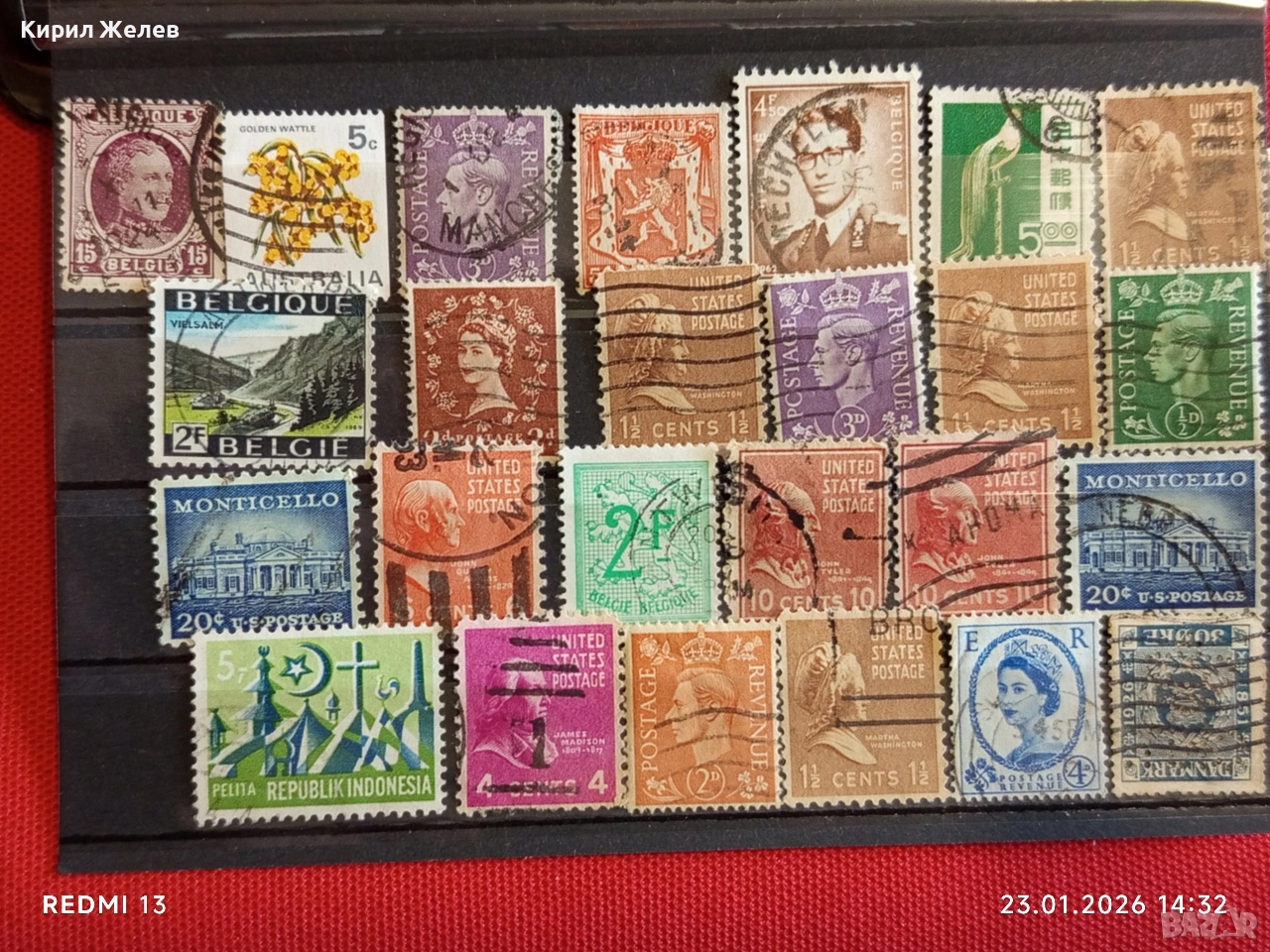Стари пощенски марки от цял свят смесени АМЕРИКАНСКИ ПРЕЗИДЕНТИ за КОЛЕКЦИЯ 51959, снимка 1