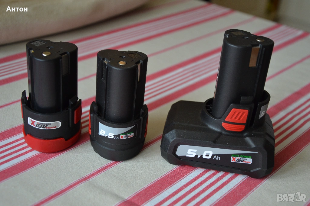 Нови батерии Parkside 12V, снимка 1