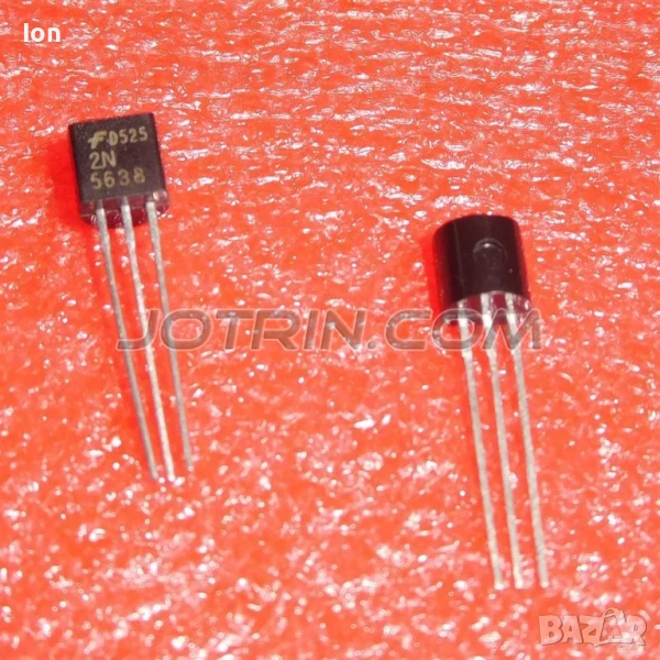 2N5638 JFet n-chanel 35V, 50mА, 0.625W полеви транзистори с индуциран канал, снимка 1
