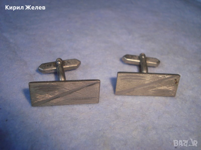 СТАРИ ПОСРЕБРЕНИ ВИНТИДЖ АРТ БУТОНЕЛИ РЯДЪК МОДЕЛ 12339, снимка 1