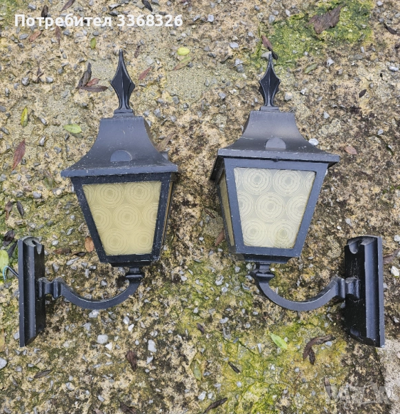 Масивен фасаден фенер, снимка 1