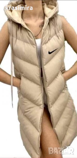 Елеци на "Nike" в кафяво с размери S, М, Л, ХЛ , снимка 1