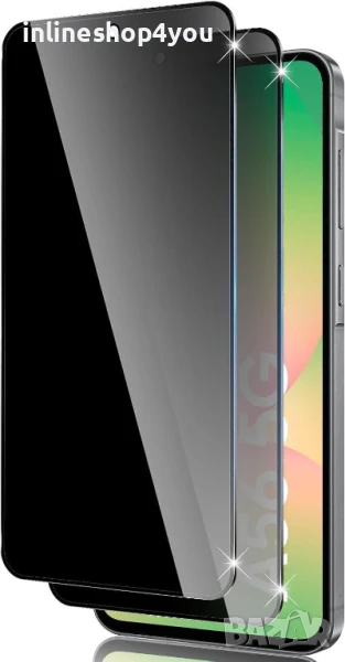 Privacy 5D Стъклен протектор за Samsung Galaxy A36 A56- Anti Spy, снимка 1