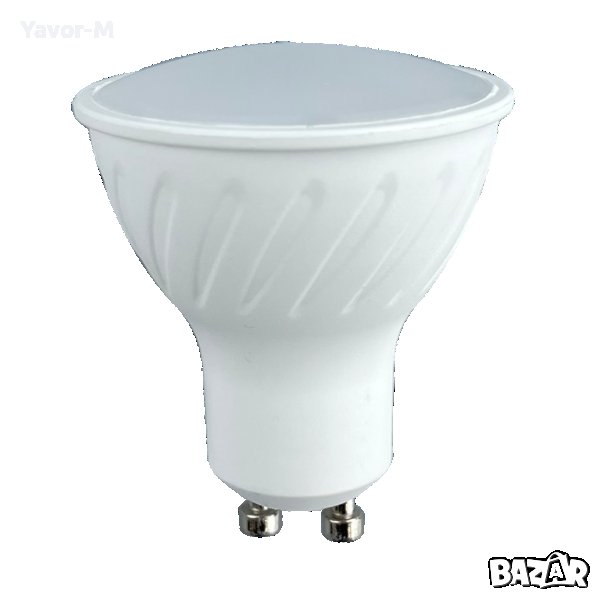 LED Лампа, Луничка 6W, GU10, 4000K, 220-240V AC, Неутрална светлина, Ultralux - LGT10640, снимка 1