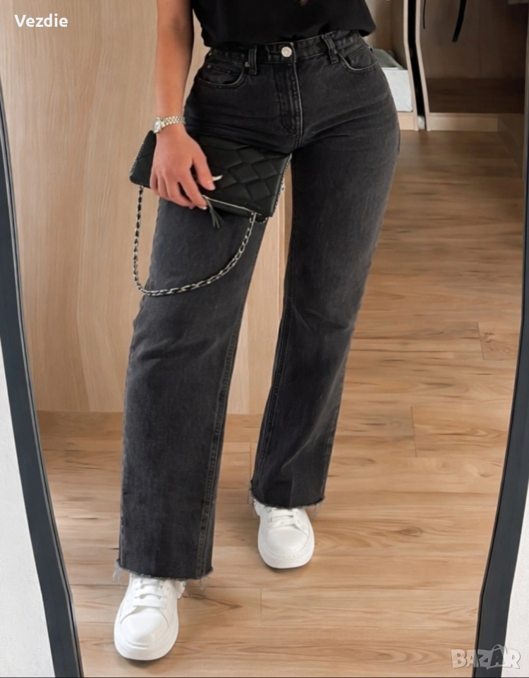 Черни дамски дънки, снимка 1