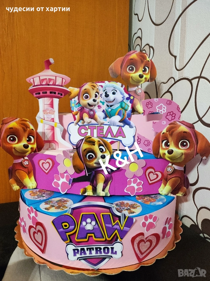 Картонена торта Скай , снимка 1