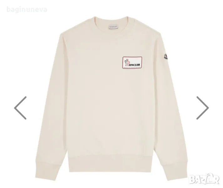 Нова бяла блуза Moncler 3-4-5-6-7-8-9-10-12г, снимка 1