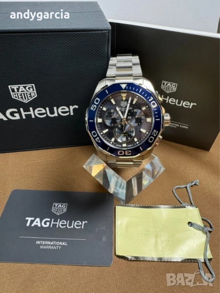  TAG Heuer Aquaracer CAY111B.BA0927 43mm Mens Watch черен мъжки часовник ЧИСТО НОВ, снимка 1