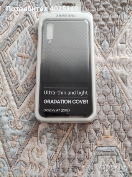 Луксозен гръб за Samsung Galaxy A7 преливащ, снимка 1
