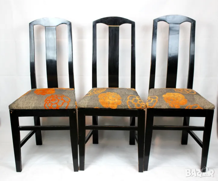 Дървен трапезен стол, снимка 1