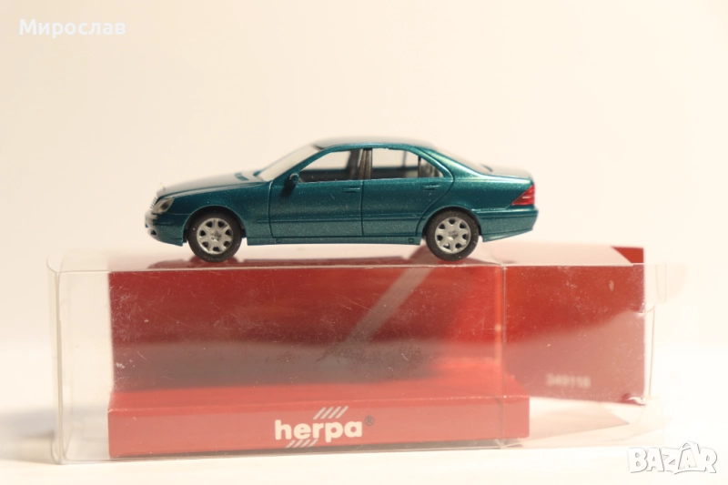 HERPA H0 1/87 MERCEDES NENZ S МОДЕЛ КОЛИЧКА КАМИОН, снимка 1