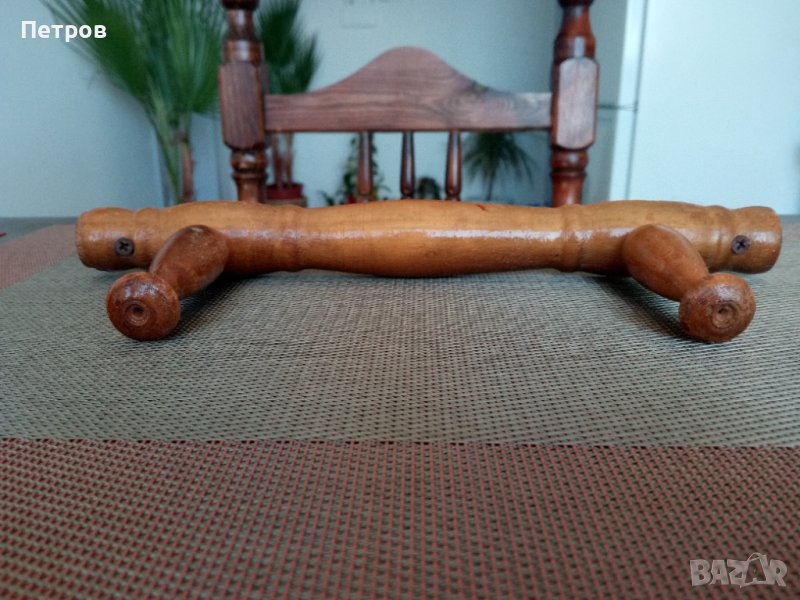 Продавам стара,ръчно изработена закачалка за стена и още нещо.., снимка 1