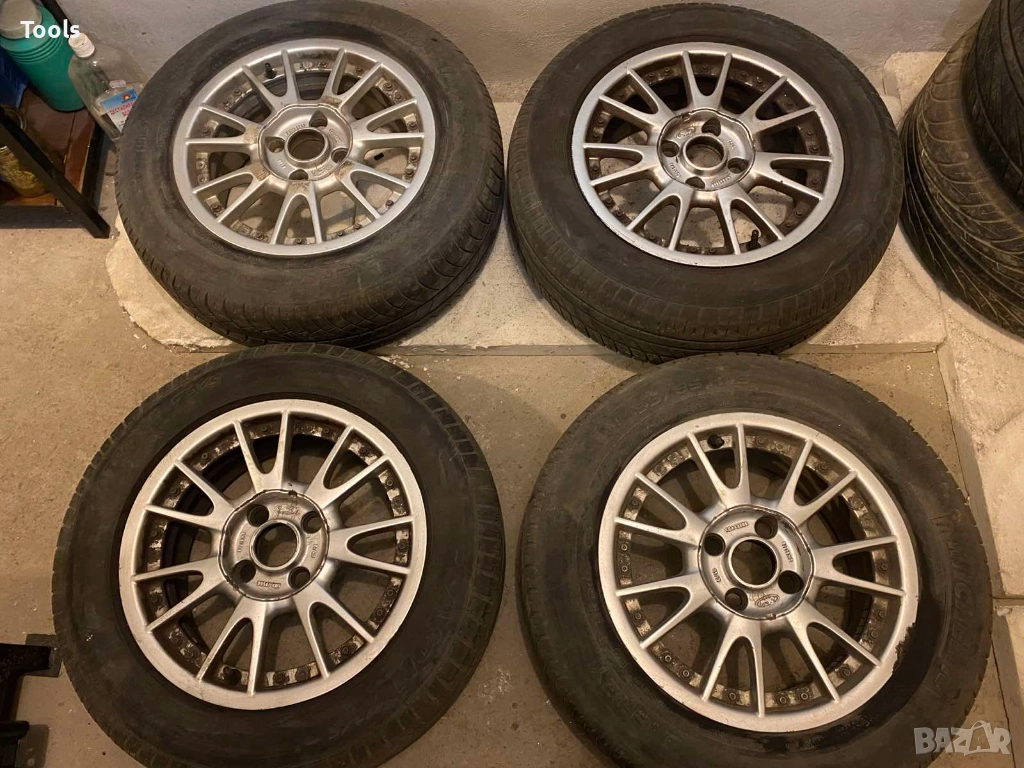  гуми с aлуминиеви джанти borbet за Форд  Aluminievi djanti FORD 15 цола, снимка 1