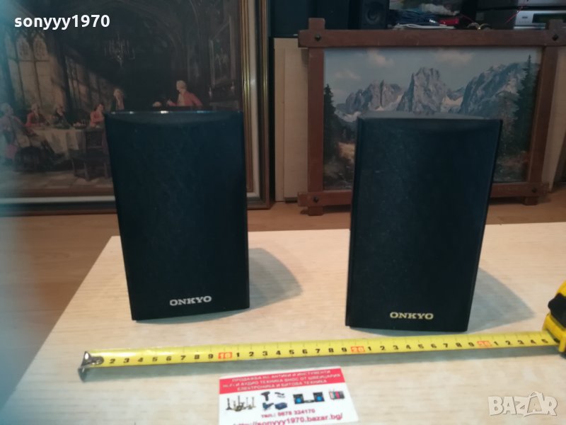 продадени!!!ПОРЪЧАНИ-onkyo front speaker 2бр 17х11х10см 1203210921, снимка 1