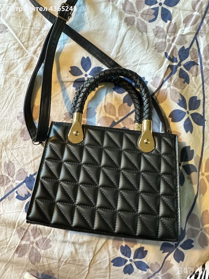 Дамска черна ежедневна чанта ЧИСТО НОВА!, снимка 1