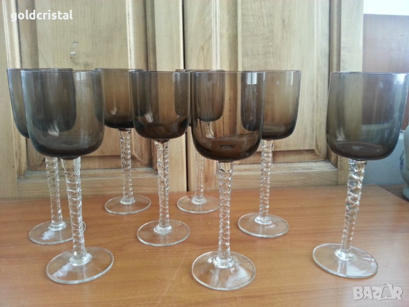 Стъклени чаши цветно стъкло , снимка 1