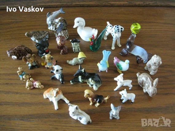 Миниатюрни порцеланови фигурки с животни, снимка 1