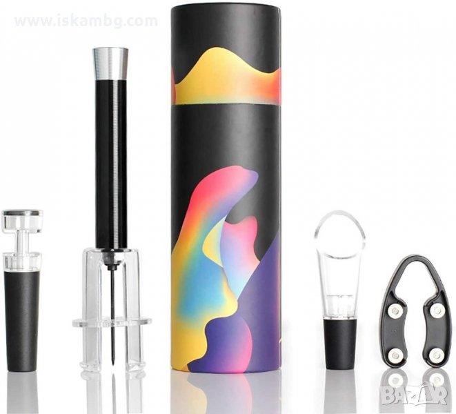 СЕТ ТИРБУШОН С ВЪЗДУХ, РЕЗАЧКА, ТАПА С ВАКУУМ ПОМПА И АЕРАТОР - код 2904, снимка 1