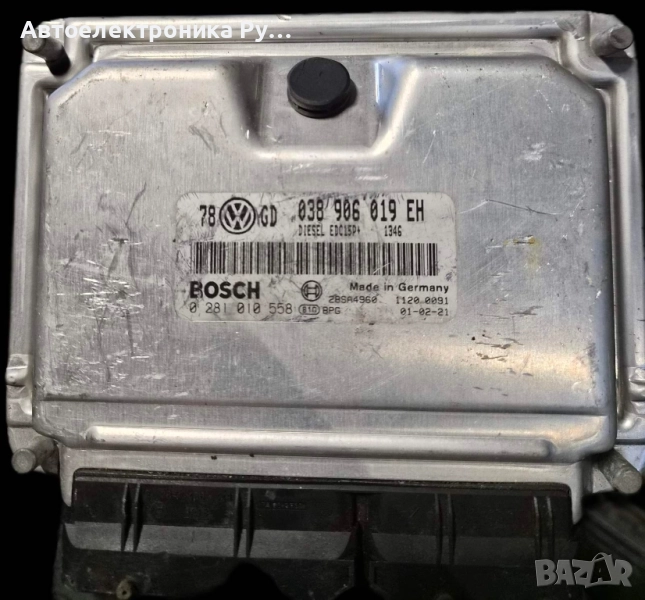 компютър VW VOLKSWAGEN PASSAT 1.9 TDI, 038906019EH, BOSCH ,0 281 010 558, снимка 1