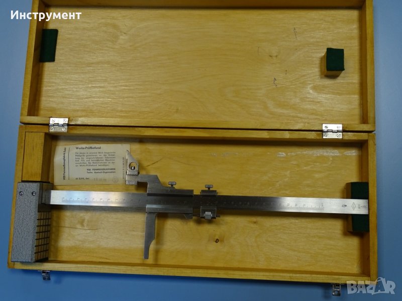 висотомер VEB-SUHL 0-300mm vernier height gauge, снимка 1