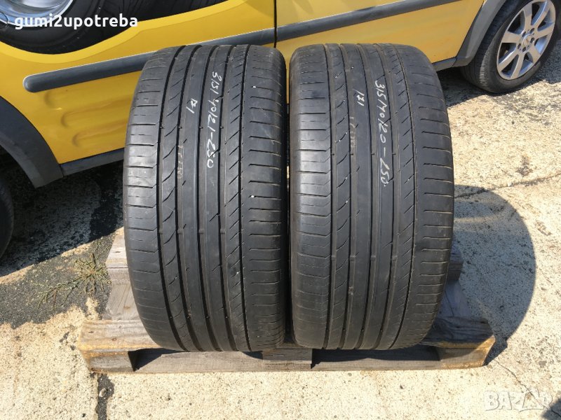  315/40/21 Континентал СпортКонтакт 2017г 5мм, снимка 1