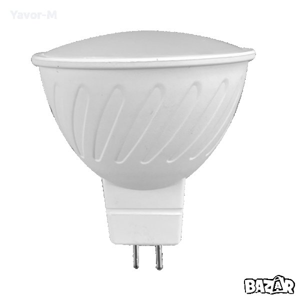 LED Лампа, Луничка 3W, GU5.3, 4000K, 12V DC, Неутрална светлина, Ultralux - LX1216340, снимка 1