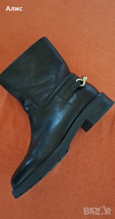 Боти ест.кожа Tommy Hilfiger, снимка 1