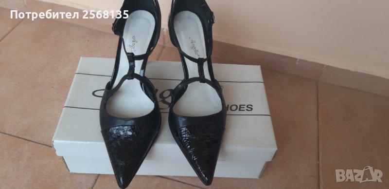 Красиви Обувки Естествена Кожа и Естестен Крок Лак! НОВИ! №36, снимка 1