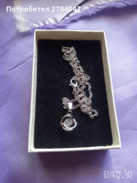 Колие с кристал , снимка 1