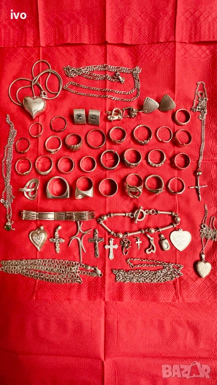 Сребърни бижута проба 925, 262 грама, снимка 1