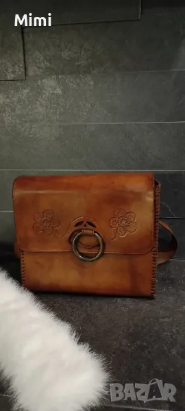 чанта естествена кожа , снимка 1