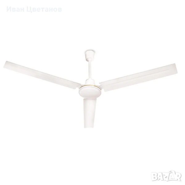 Метален таванен вентилатор Muhler MCD-54056 – 142 см (56"), 60W, с регулатор на стена, снимка 1