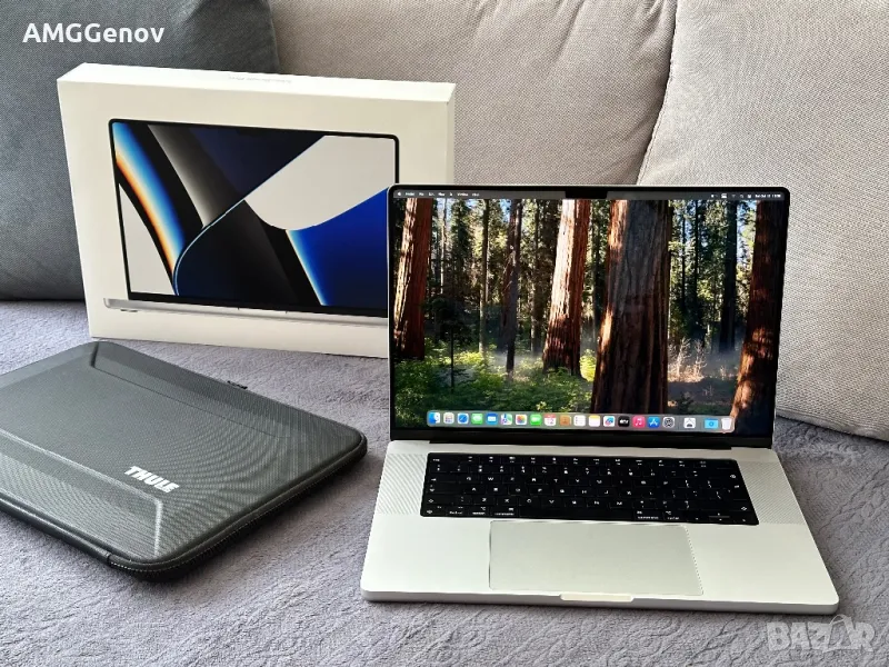 Като Нов 16.2’Macbook Pro 16’ 2021 M1 Pro/16GB Ram/512GB SSD, снимка 1