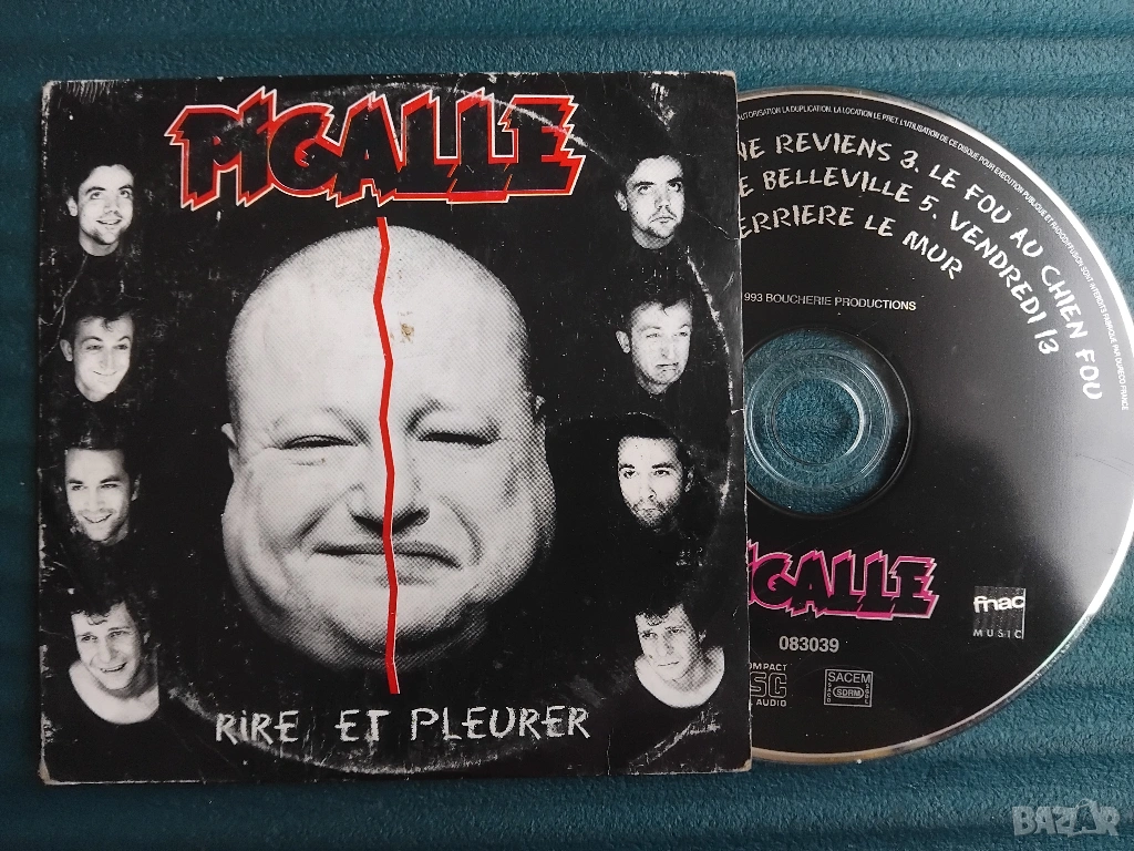 Pigalle – Rire Et Pleurer - оригинален диск 	Alternative Rock, снимка 1