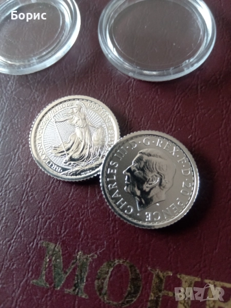 Сребро 1/10 унция, снимка 1