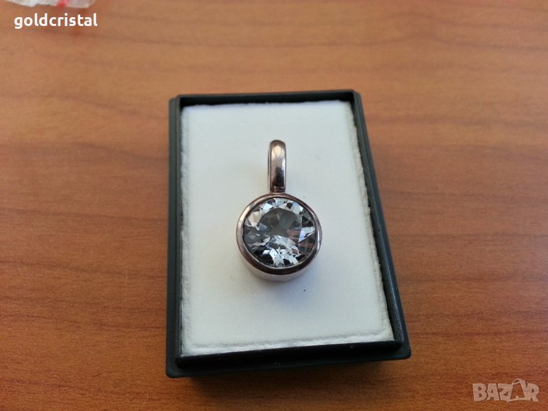 Сребърна висулка медальон , снимка 1