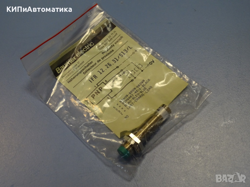 Индуктивен датчик Baumer Electric IFR 12.26.31/S13/L inductive sensor, снимка 1