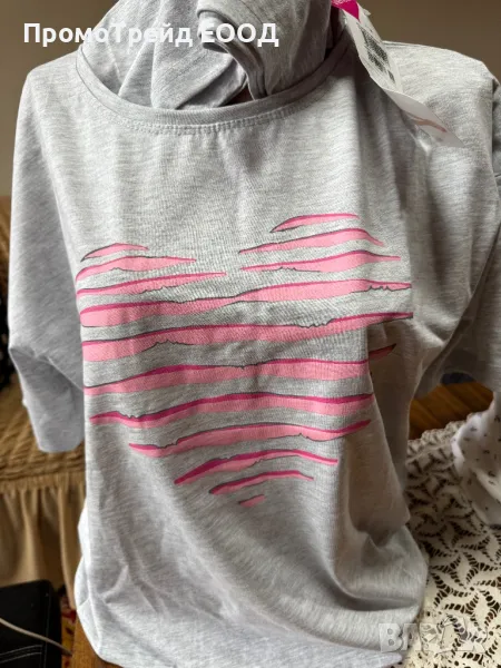 Нова дамска пижама L Виенетта Vienetta къс ръкав и къси гащи, снимка 1