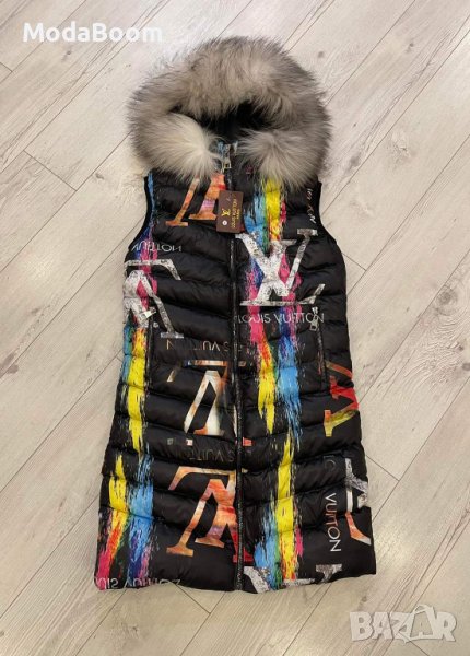 💯🌸Louis Vuitton уникален дамски дълъг елек🌸💯, снимка 1