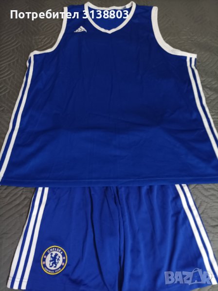 ADIDAS летен комплект 3 - 4 XL потник и къси панталони original elastic's голям размер, снимка 1