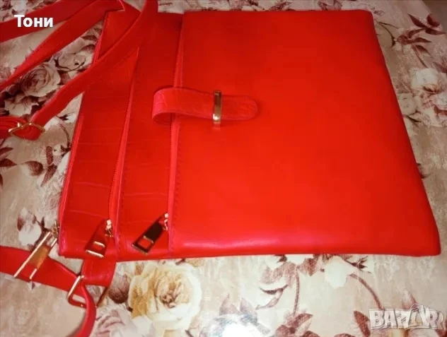 Нова Кожена Дамска Чанта , снимка 1
