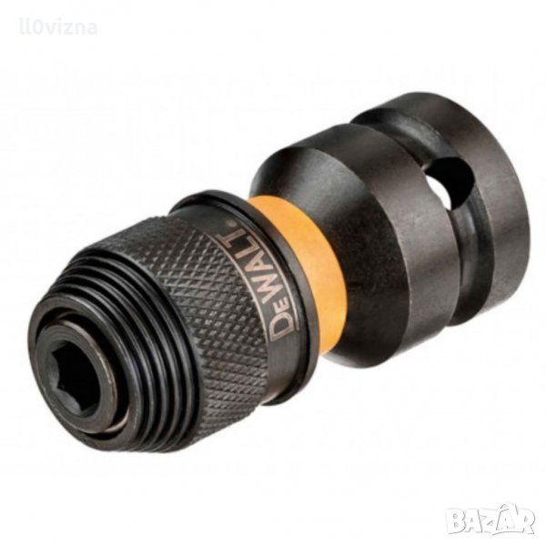 Адаптор за вложки 1/2"-1/4", 52 мм - DEWALT , снимка 1