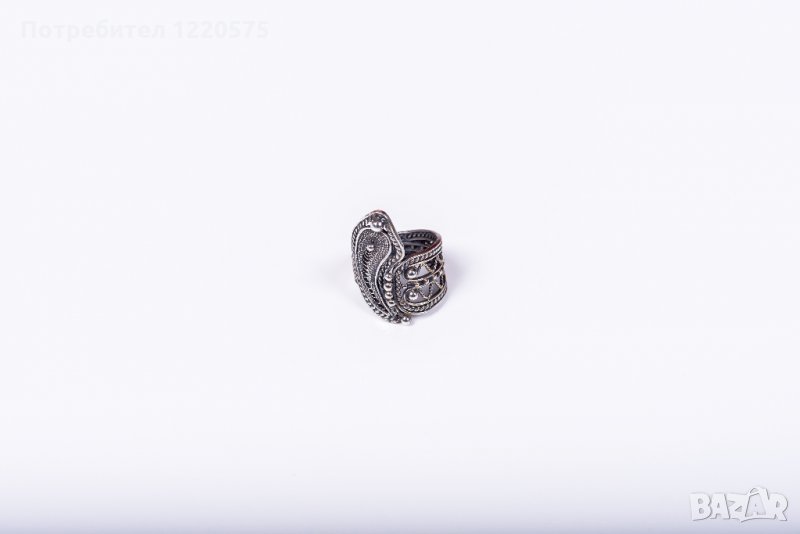 Сребърен пръстен-филигран, снимка 1