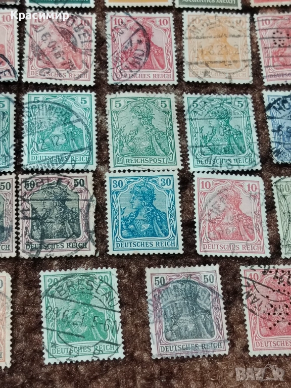 Винтидж ПОЩЕНСКИ марки DEUTSCHES REICH, снимка 1