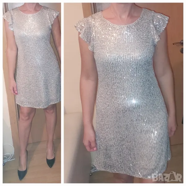 Официална рокля с пайети, снимка 1