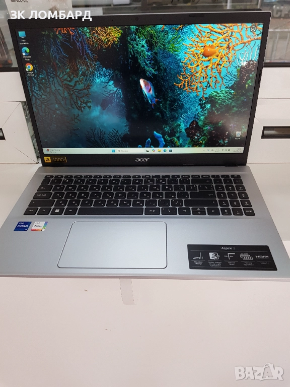 Aspire 3 model N22C6, i7-1255U, 8GB RAM, 1TB SSD, Intel Iris Xe Graphics, Full HD, снимка 1