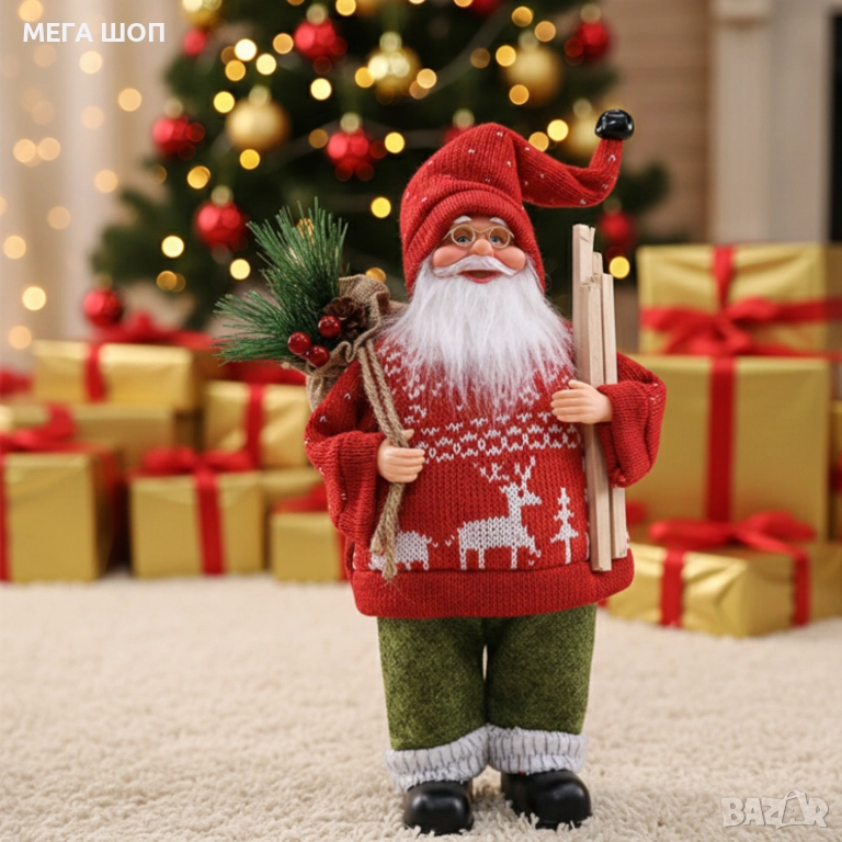 Празнична фигура Дядо Коледа – Идеална украса за дома и подарък, снимка 1